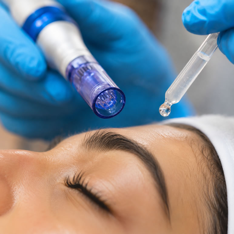 Microneedling con exosomas
